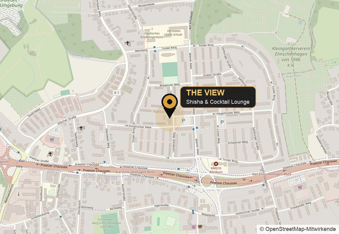 Karte: THE VIEW, Landecker Weg 53, 24147 Kiel