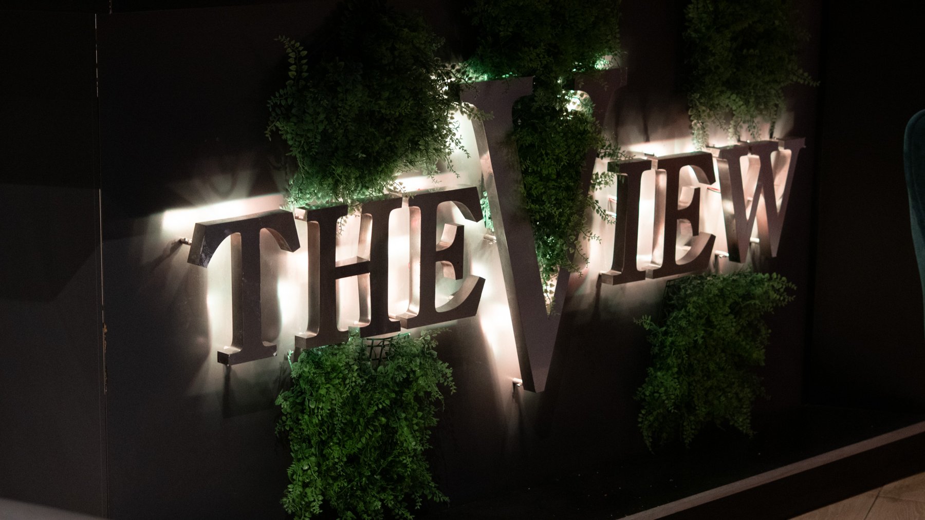 Leuchtschrift THE VIEW